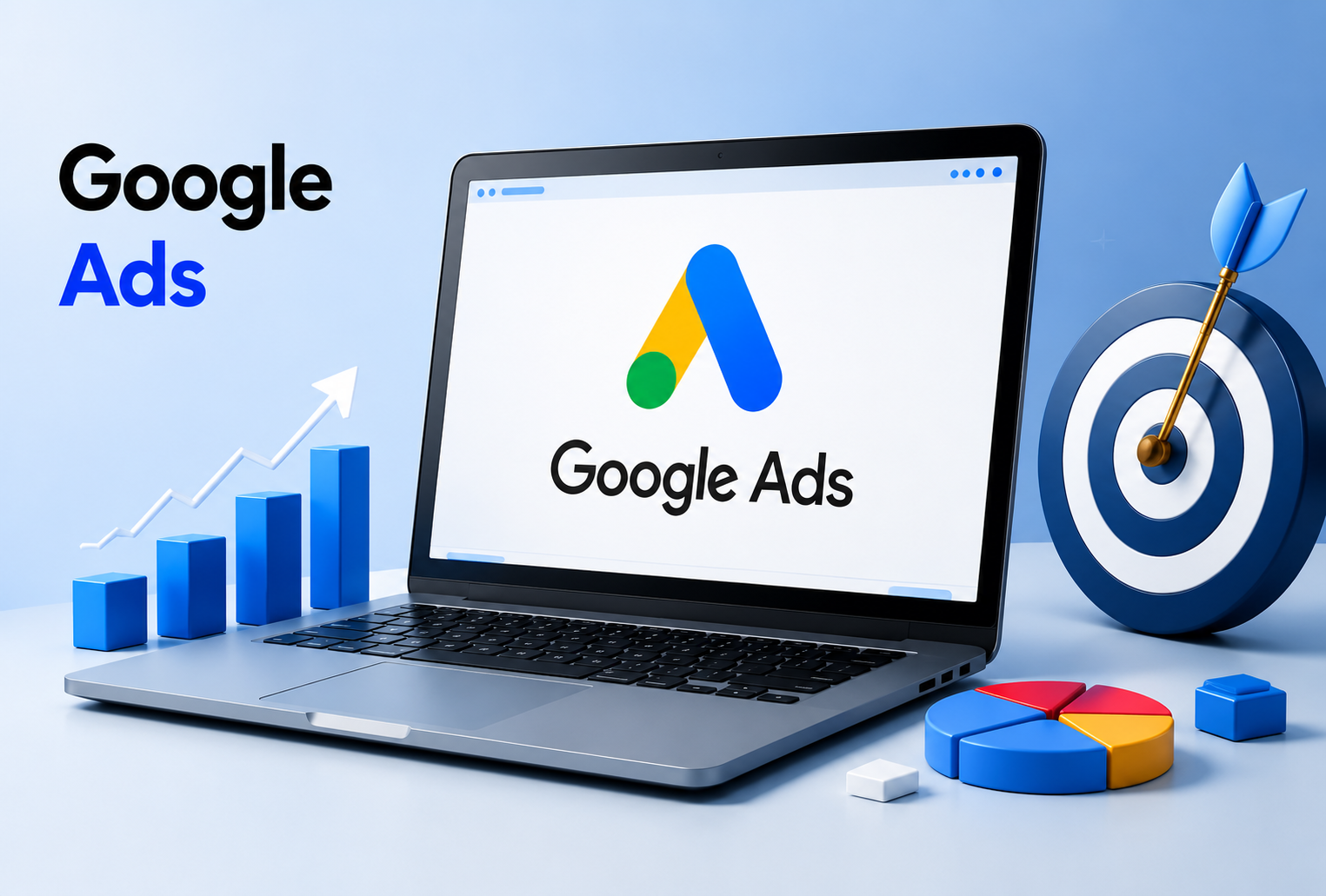 Google Ads campaign management dashboard with PPC performance analytics